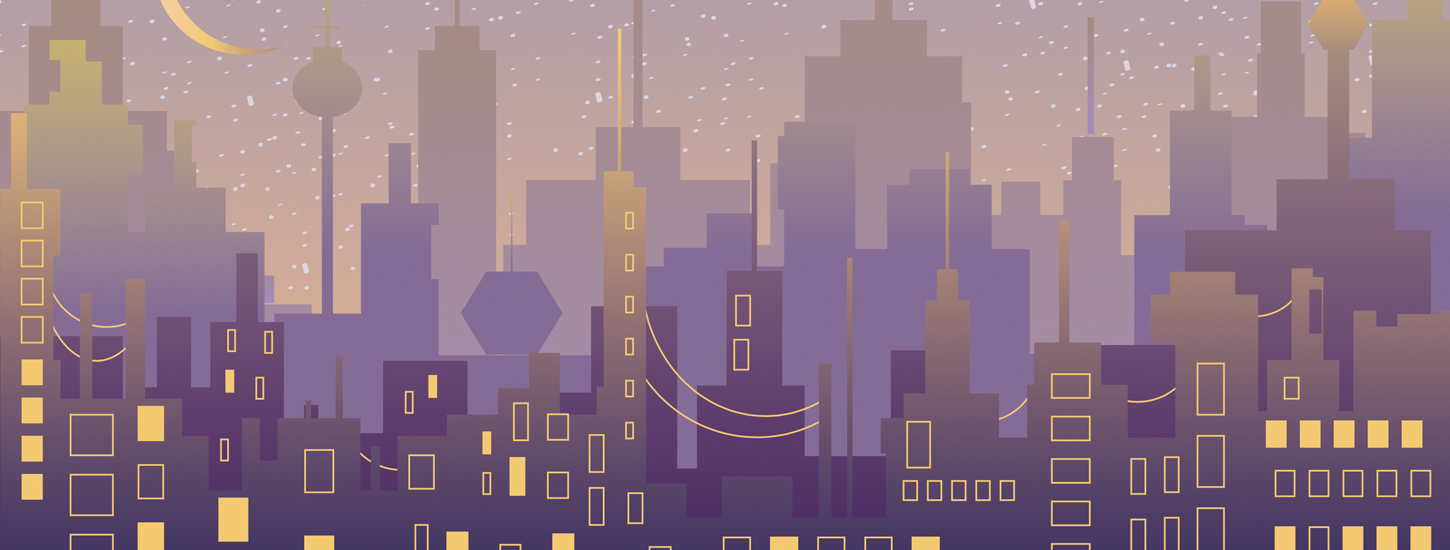 Skyline, eine digitale Illustration der KDA